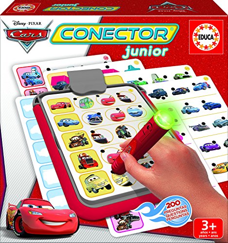 Educa Borrás Conector Junior Cars, Multicolor, 23.6 x 23.6 x 4.8 (EB16136)
