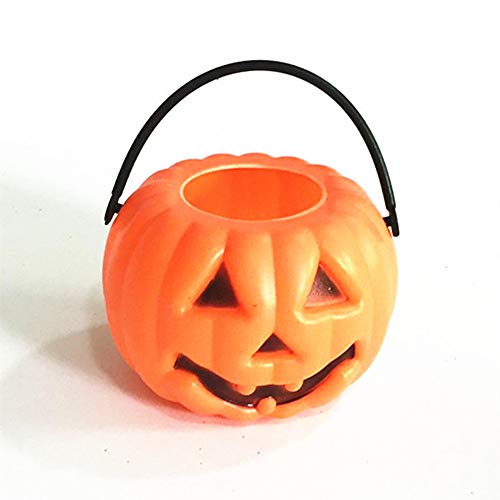 El diseño del Lugar de Halloween para el hogar apoya Las Luces de Calabaza en el Cubo Luminoso de Bombones de Caramelo