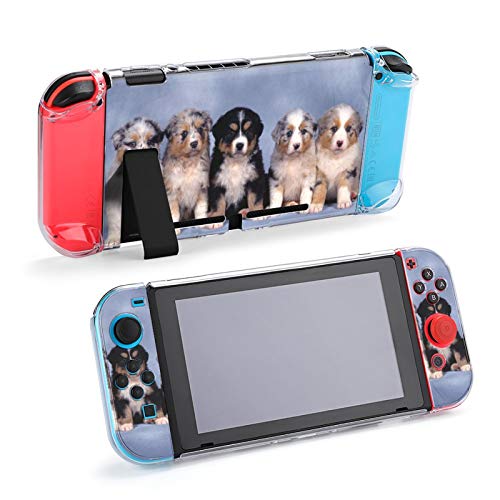 Estuche Little Shepherd Dogs para Nintendo Switch Estuche Protector de Goma con Agarre Mejorado
