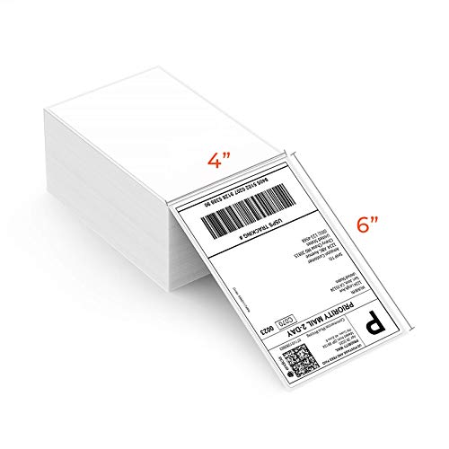 Etiquetas de envío 4 x 6 térmicas directas, 500 etiquetas para franqueo de direcciones USPS UPS FedEx Etiquetas de envío eBay, calidad comercial