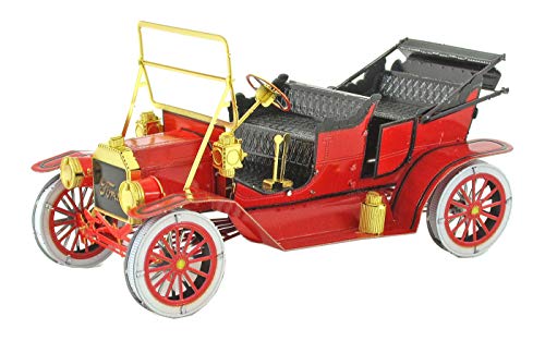 Fascinations Metal Earth Red Ford 1908 Modelo T 3D Kit de modelo de metal