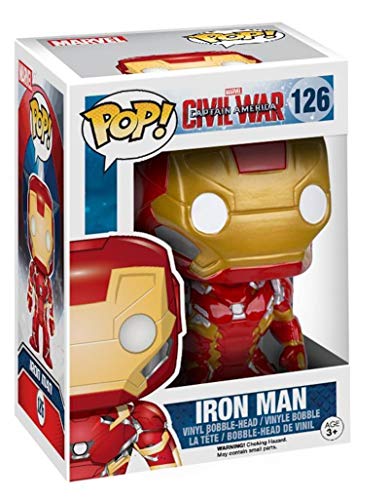 Funko Captain America Civil War Pop! Vinyl Bobble-Head Iron Man 10 cm Marvel