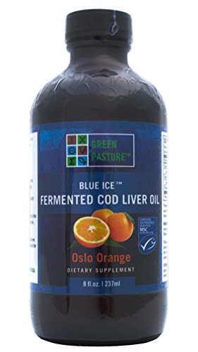 Green Pasture Blue Ice Fermented Cod Liver Oil - Oslo Orange (237ml) by Green Pasture Blue Ice