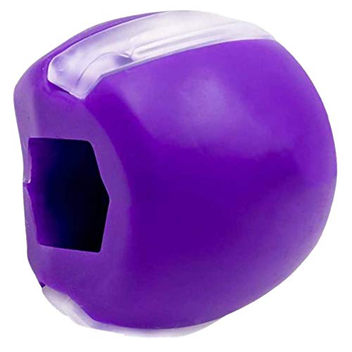 HHGGH Facial Toner Fitness Ball-Strengthen and Shape Your Jaw Line Shrinking Your Double Chins Makes You More Confident. (Violet)