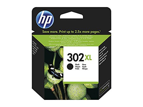 HP Original - Cabezal de impresión HP - Hewlett Packard Envy 4520 e-All-in-One (302XL / F6U68AE), color negro - 480 páginas - 8,5 ml