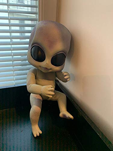 iCradle Muñeca Reborn Magic 14 Pulgadas Reborn Alien Baby Dolls Pintura Detallada de Vinilo a Mano Looks Muñeca de la Vida Real para niños
