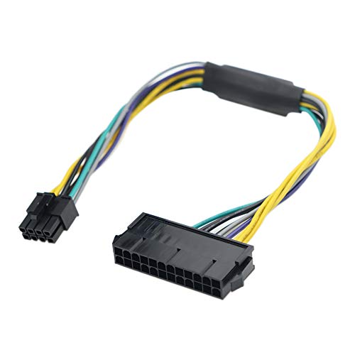 iHaospace 24 Pin to 8 Pin ATX Power Supply Adapter Cable for DELL Optiplex 3020 7020 9020