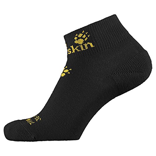 Jack Wolfskin Socken Kids Casual Organic Mid Cut - Calcetines, color negro, talla 34-36 cm