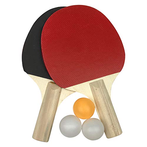 Juego de tenis de mesa, juego de ping-Pong con 3 pelotas y 2 raquetas para un juego divertido de deportes de interior al aire libre