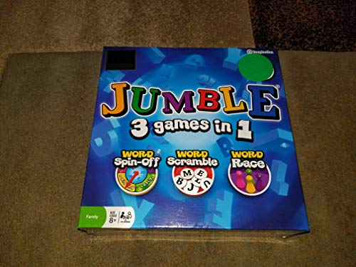 Jumble 3 in 1 Board Game (Word Scramble, Word Spin-Off, Word Race) Imagination Games by