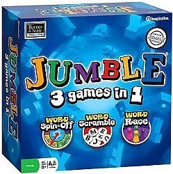 Jumble 3 in 1 Board Game (Word Scramble, Word Spin-off, Word Race) Imagination Games by Imagination Games