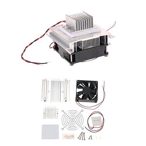 KKmoon Bricolaje Termoeléctrico Refrigeración Kit Refrigerador Módulo de Conducción + Radiador + Ventilador + TEC1-12706