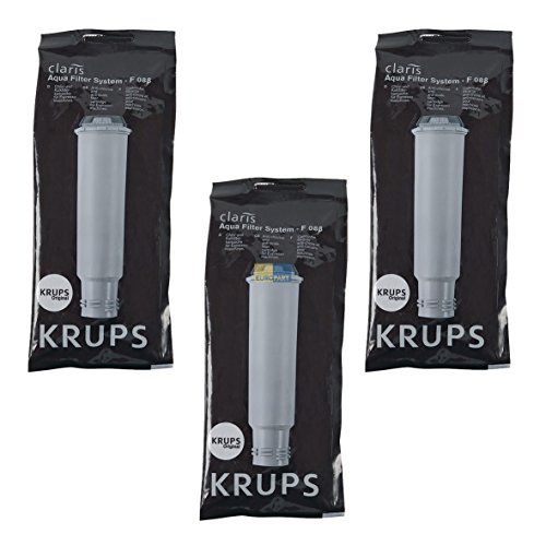 KRUPS F088 Aqua Filter System Water Filtration Cartridge - 3 Pack by KRUPS