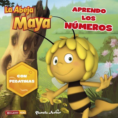 La Abeja Maya. Aprendo los números: Con pegatinas (La Abeja Maya 3D)
