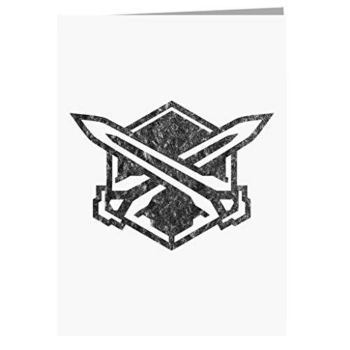 Legion Emblem Black Astral Chain Greeting Card