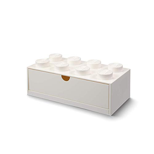 LEGO- Cajón de Escritorio 8 espigas, Blanco (Room Copenhagen 40211735) , color/modelo surtido