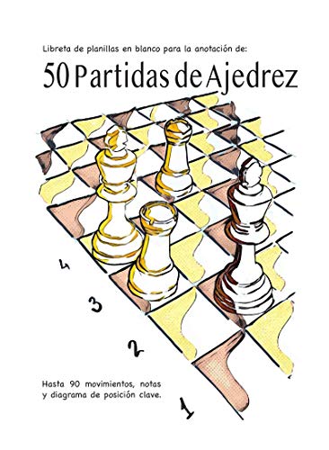 Libreta de Planillas para partidas de ajedrez