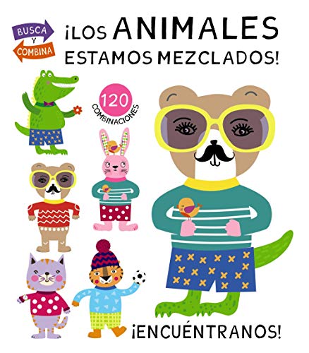 ¡Los animales estamos mezclados! (Castellano - A Partir De 0 Años - Manipulativos (Libros Para Tocar Y Jugar), Pop-Ups - Otros Libros)