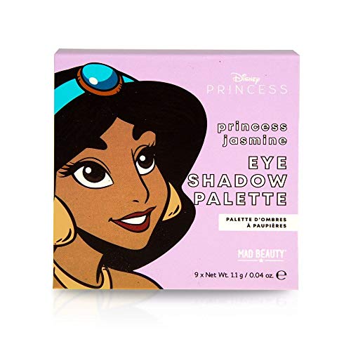 MAD Beauty Paleta de Sombras de Ojos Jasmine Licencia Oficial Disney - 9 x 1.1 g (Total: 9.9 g)