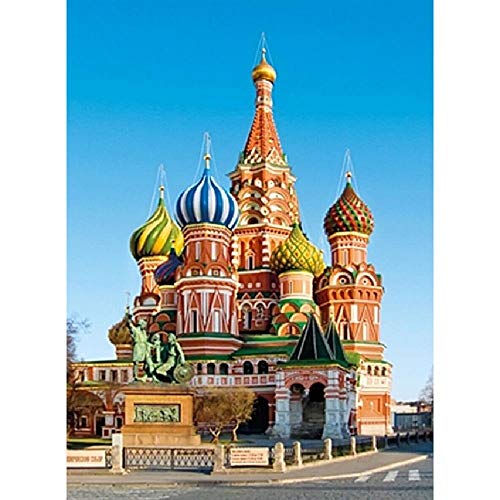 MAIYOUWENG Puzzle De 1000 Piezas para Adultos Puzzle De Madera De La Plaza Roja De Moscú para Adolescentes Y Adultos, Muy Buen Juego Educativo