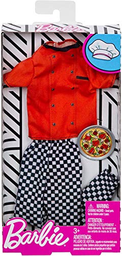 Mattel Barbie Ken Mode - Juego completo de cocina y panadero de pizza compatible con Barbie