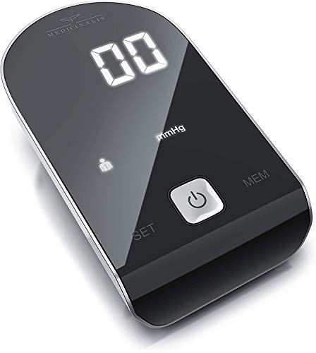 Medicinalis - Tensiómetro de brazo digital - Monitor de presión arterial y pulso - Detección de arritmia - Brazalete 22 a 42 cm - 2 perfiles - Memoria de hasta 90 datos de medición - Gran pantalla LED