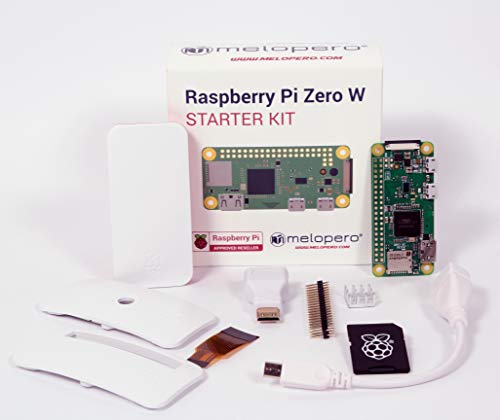 Melopero Raspberry Pi Zero W Complete Kit (Includes a 16GB MicroSD with Raspbian)