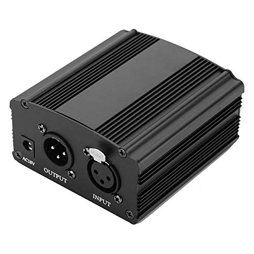 Micrófono de condensador Cable USB Kit de micrófono de grabación Micrófonos para PC con fuente de alimentación Phantom de 48 V(Normativa europea)