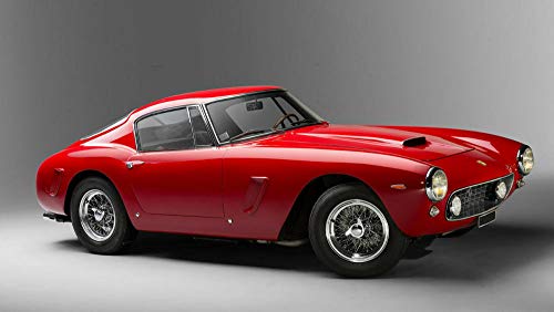 Mutuco Puzzle 1000 Piezas,1962 Ferrari 250 GT Red Style Auto Car,Puzzle Creativo,Puzzle 1000 Piezas Adultos,Rompecabezas Puzzle Adultos,Puzzle Grandes Adultos