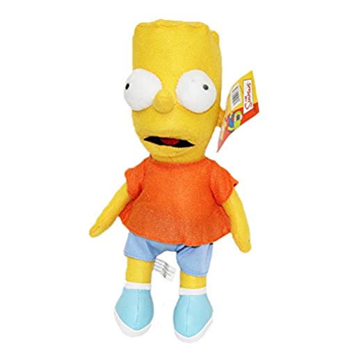 N/D American Movie Toy Plush Toy Simpsons Family Toy Situación Comedia Plush Toy Cute Cartoon Doll para Niños Cumpleaños 25Cm
