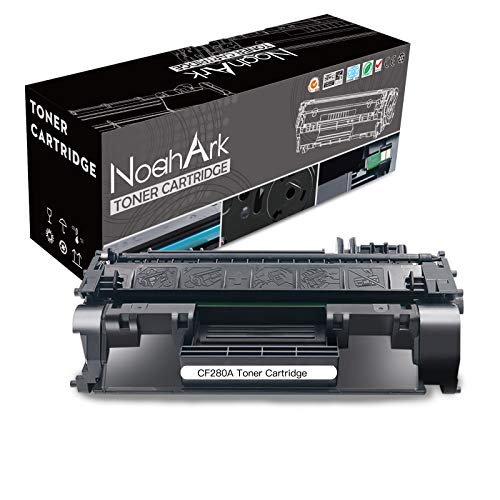 NoahArk Cartucho de tóner CF280A 80A Compatible para HP Laserjet Pro 400/M401DN/425DW /M401a/M401d/M401dne/M401dw/M401n/400DN/400DW Impresora (1 Negro)