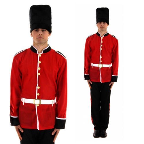 NUEVO Protector de Buzby Queens Royal Guard, birrete del Palacio de British Soldier Guard, Queens Hombre Disfraz (por Wot) u20079