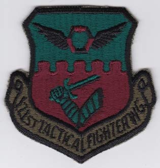 PATCHMANIA USAF Patch ANG 121 TFW Tactical Fighter Wing b A 7 a 77mm 80mm Parches Bordados THERMOADHESIVE Patch