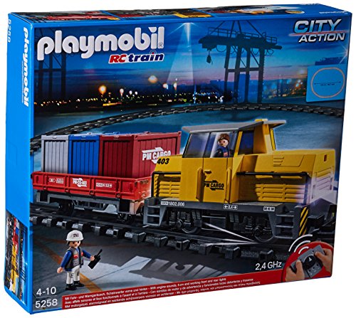 PLAYMOBIL - Tren de mercancías con radiocontrol (5258)