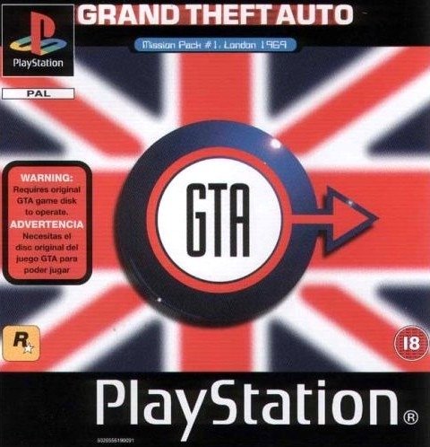 Playstation 1 - Grand Theft Auto - Mission Pack#1: London 1969