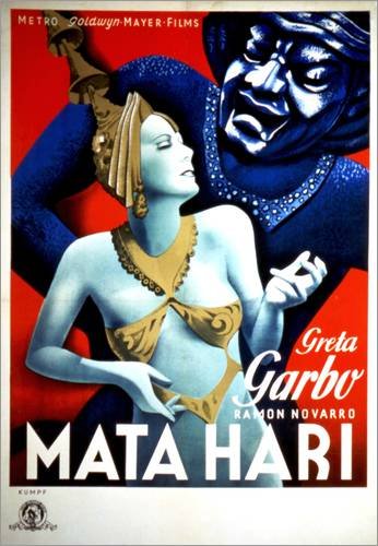 Póster 50 x 70 cm: Mata Hari, Greta Garbo, 1931 de Everett Collection - impresión artística, Nuevo póster artístico