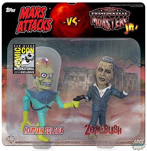 Presidential Monsters Mars Attacks Martian Soldier vs. Zombush 2-pack by Presidential Monsters