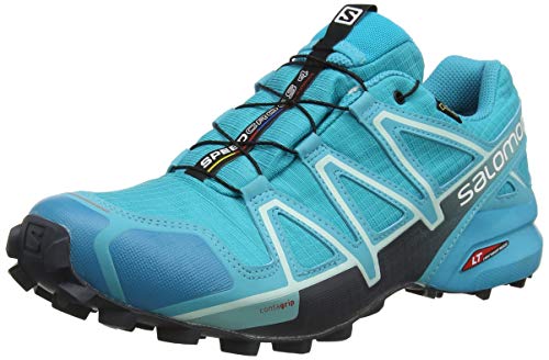 Salomon Speedcross 4 GTX, Zapatillas de Trail Running Mujer, Azul (Bluebird/Icy Morn/Ebony), 38 EU