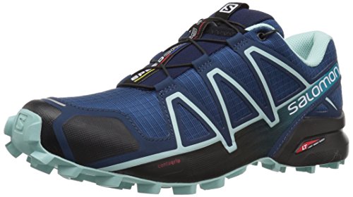 Salomon Speedcross 4 W, Zapatillas de Trail Running Mujer, Azul (Poseidon/Eggshell Blue/Black), 42 EU