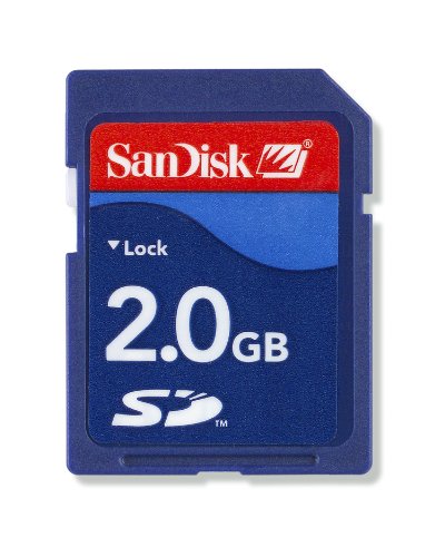 SanDisk SDSDB-002G-B35 - Tarjeta de Memoria SDHC de 2 GB, Color Azul