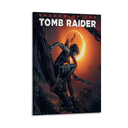 Shadow of The Tomb Raider - Lienzo decorativo para pared, diseño de raider, 30 x 45 cm