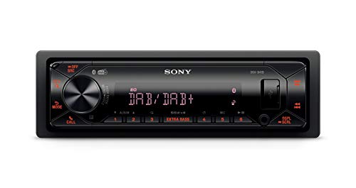 Sony DSXB41D - Reproductor para Coche (Bluetooth, USB, NFC, Dab+, Control por Voz Siri Eyes Free y Android, 4 Altavoces con Salida 55 W)