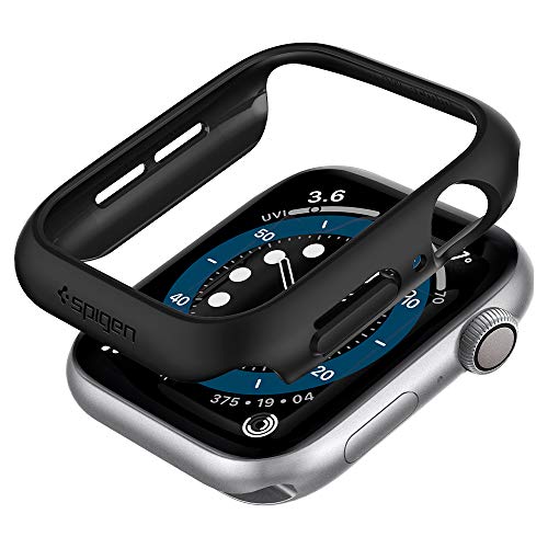 Spigen Thin Fit Compatible con Apple Watch Funda para 40 mm Series 6/SE/5/4 - Negro