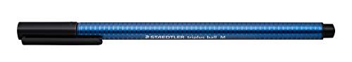 Staedtler Noris Triplus Ball 437 M-9. Bolígrafo con punta de bola y anchura media. Caja con 10 bolígrafos de color negro.