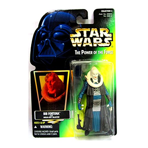 Star Wars - Power of the Force - Action Figure - BIB FORTUNA (Hold-out Blaster)(9.5cm )