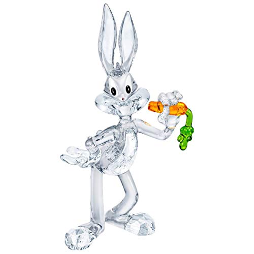 Swarovski Bugs Bunny - Figura de Cristal (12,9 cm), Color Blanco