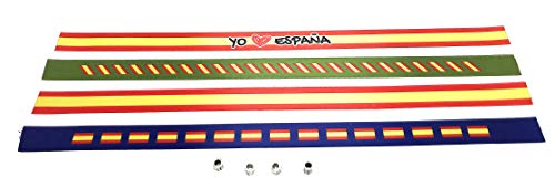 Tarja73 | Pulseras de Tela con la Bandera ESPAÑOLA en pack de 4 unidades | Pulsera con la BANDERA DE ESPAÑA | Regalo Original