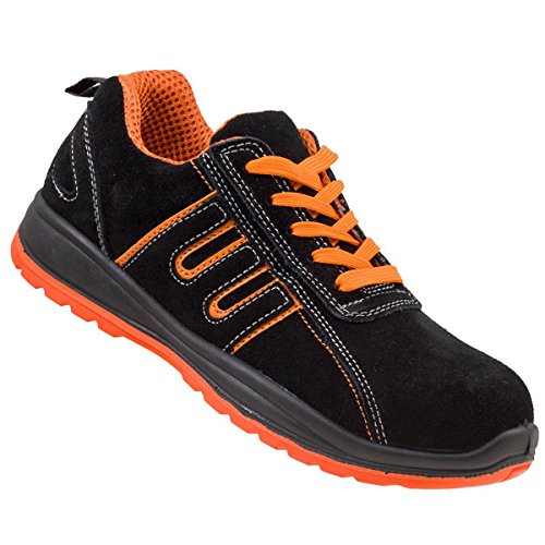 Urgent 216 S1 EN ISO 20345 - Zapatos de seguridad unisex, color Negro, talla 43 EU