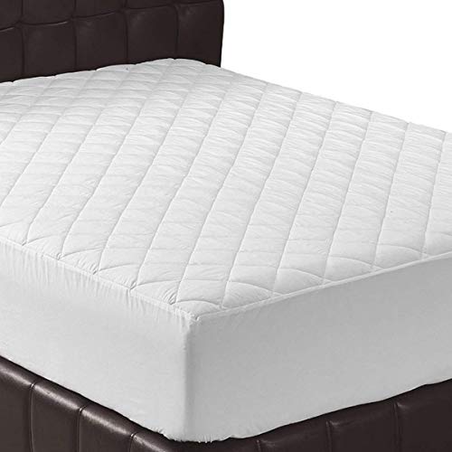 Utopia Bedding - Protector de colchón Acolchado - Microfibra - Transpirable - Funda para colchon estira hasta 38 cm de Profundidad - 90 x 190 cm, Cama 90