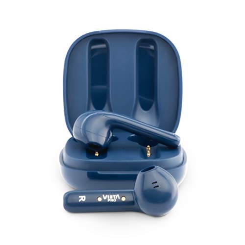 Vieta Pro It Plus - Auriculares inalámbricos (Bluetooth 5.0, True Wireless, Doble micrófono, IPX7 y Sensor óptico) Color Azul